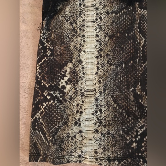 Zara snake print lacy cami - Picture 4 of 5